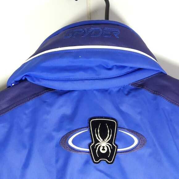 Spyder Men's Entrant Dermizax EV Large Blue Insulated FullZip Snowboarding Vest - Picture 12 of 13